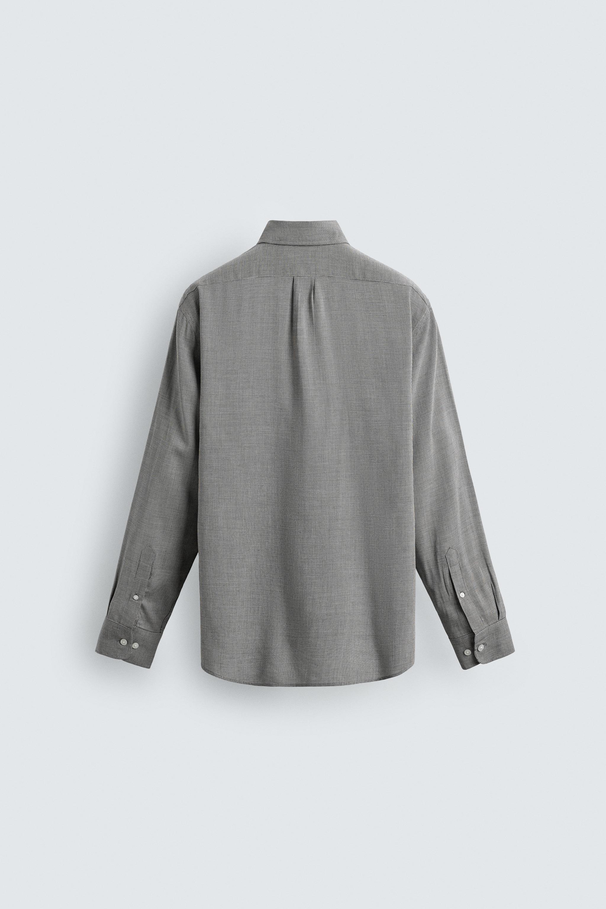 VISCOSE - WOOL PLAID SHIRT